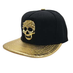 Skull-Black Gold Eaves / M（56-58cm）