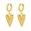 Wholesale 201 Stainless Steel 304 Stainless Steel Geometric Strawberry Butterfly Electroplated Golden Plated Casual Simple Style Streetwear Waterproof Non Tarnish Plating Earrings