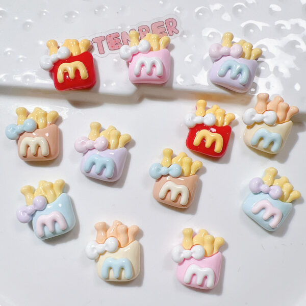 Wholesale resin accessories diy handmade material shoe flower cream glue stationery