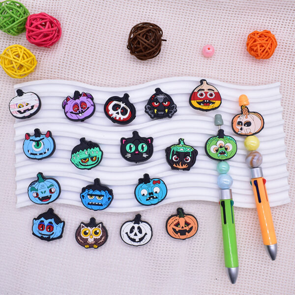 Wholesale Funny Pumpkin Series Halloween Beads