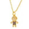 Wholesale Copper Plating Cartoon Character Necklace