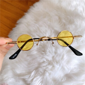 Gold frame yellow film