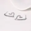 Wholesale PVD Coated Real Gold Plated 18K Gold Heart Shape 304 Stainless Steel Casual Sweet Simple Style Waterproof Non Tarnish Ear Studs