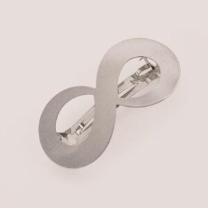 8-shaped silver