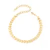 Wholesale Simple Style Leaf 304 Stainless Steel 18K Gold Plated Bracelets In Bulk