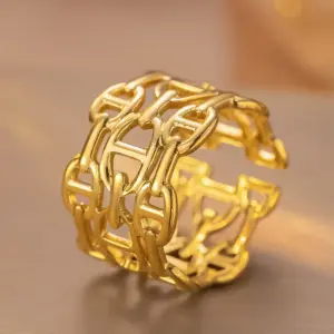 K185 Gold Ring Adjustable