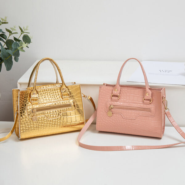 oly-00d36a336994d370c7b35a5e082dd1cf Wholesale Glossy stone-textured Birkin bag, handbag, shoulder bag, crossbody bag, small square handbag