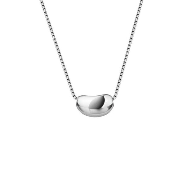 oly-00d6dbd4c5d9f1e3b967b5dec857b234 Wholesale S925 Sterling Silver Acacia Bean Necklace Chain Valentine's Day Gift