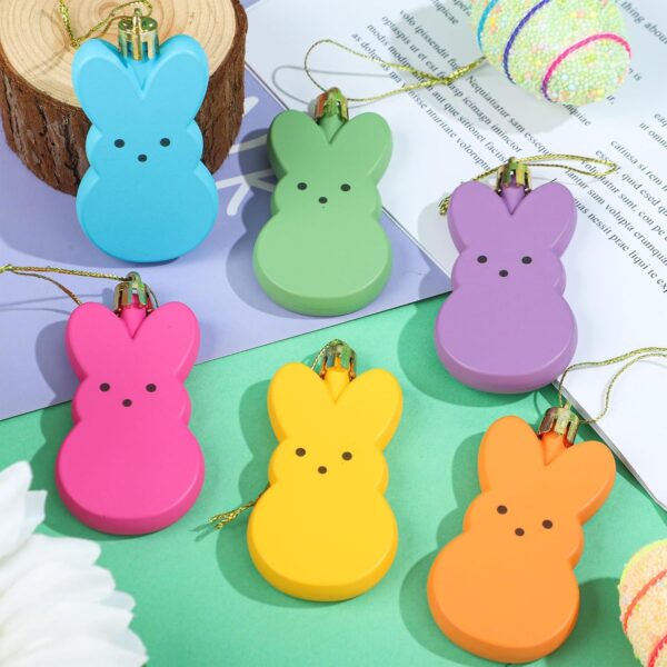 oly-00dc05a4da117871219bb8a8de4ad686 Wholesale Easter bunny decorative hanging Christmas ball decorative ball pendant printing painted matte color ball 6
