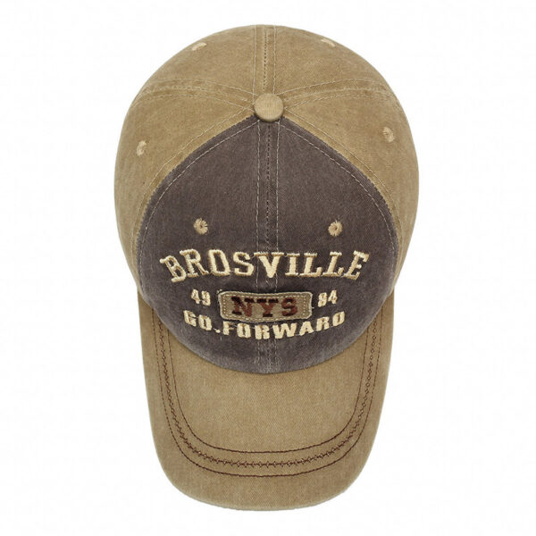 Wholesale Washed Denim Letter Baseball Cap Embroidered Trendy Letter Cap Outdoor Fashion Personalized Street Shade Hat