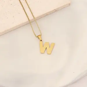XL-1033-4【Box Chain】26 Letters / W