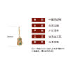 Wholesale [Ancient method plating 24k gold] craft National style earrings hollow gourd chalcedony design retro earrings