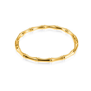 Bamboo golden egg-shaped bracelet