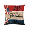 Wholesale Plush Pillow Case Featuring United States Pattern, Perfect for Independence Day Decoration - Nihaojewelry