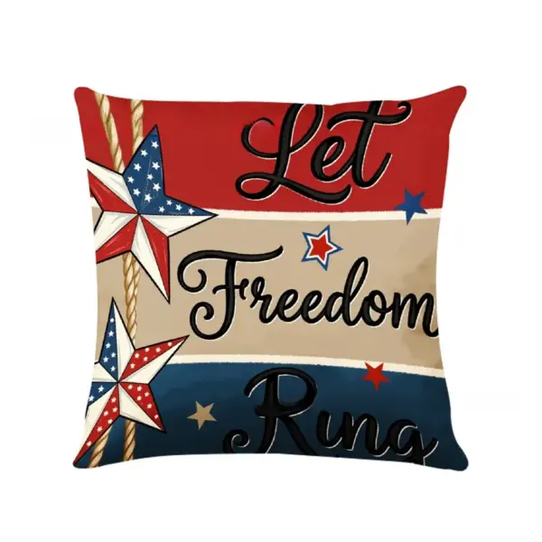 Wholesale Plush Pillow Case Featuring United States Pattern, Perfect for Independence Day Decoration - Nihaojewelry