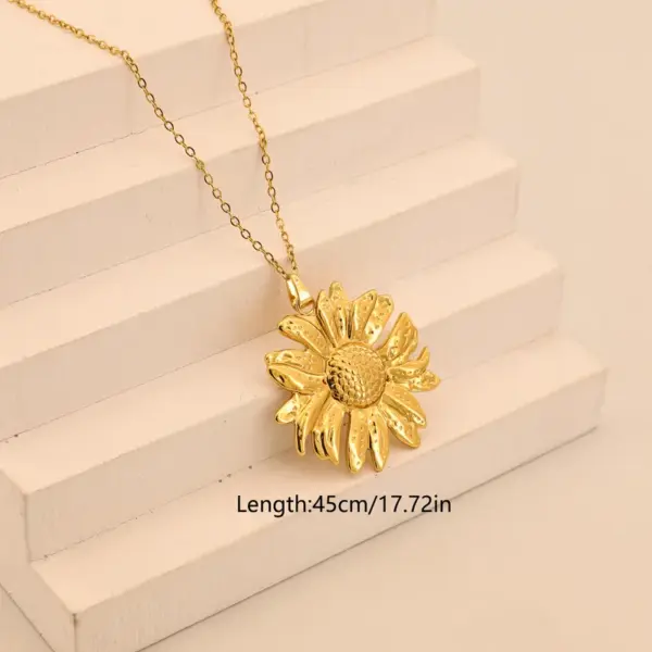 Wholesale Sun Stud Earrings For Women, Waterproof Non Tarnish 304 Stainless Steel With 18K Real Gold Plated Water Plating And 0.03µm Thickness