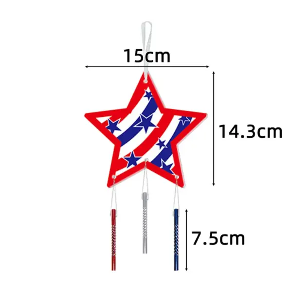 Wholesale Independence Day Paper Wind Chime For Event And Party Supplies, Ideal For Festive Venue Decoration