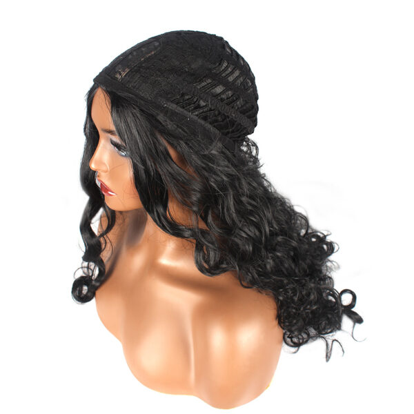 oly-0175b5f70ba6adc384143af3cb82fd00 Wholesale chemical fiber wig women African black long hair small curly headgear matte high temperature silk source factory
