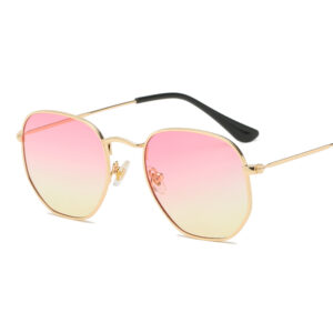 Gold frame pink yellow gradient C15