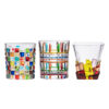 Wholesale -style Contrasting Color Whisky Glass Hand-painted Color Glass Creative Painted Water Glass Bar Spirits Glass Foreign Wine Glass