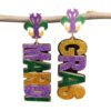 Wholesale Acrylic Carnival Earrings Gras Mardi Mask Lobster Clown Hat Three-Color Letter Pattern Earrings