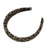 Wholesale Retro Leopard Print Sponge Hair Hoop Fashion All-match Headband Fashionable Out-of-the-way Pressed Hair Caps Hair Ring