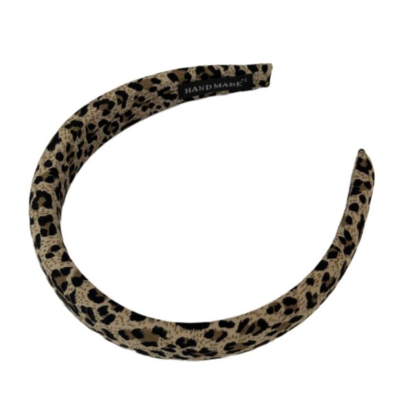 Wholesale Retro Leopard Print Sponge Hair Hoop Fashion All-match Headband Fashionable Out-of-the-way Pressed Hair Caps Hair Ring