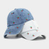oly-022646e340e2c6b5f4fe7e6ac03a458b Wholesale Retro cherry embroidered denim baseball cap with soft top that makes your face look smaller.