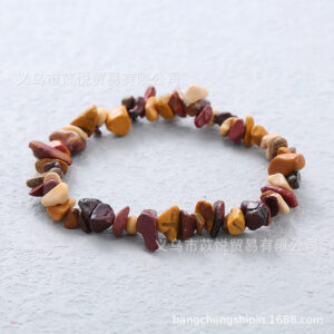 Egg yolk (natural material) / Bracelet circumference is about 18cm