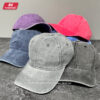 oly-0264551109a2d1ebf2731684e618eee1 Wholesale Washed Vintage Hip-Hop Baseball Cap with Curved Brim for Men and Women, Retro Style.