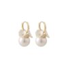 oly-027a13e22810dc980553d93c83a52e07 Wholesale Exquisite Shell Flower Basket Pearl Earrings Women's Fashion Diamond Small Flower Ear Buckle Korean Niche Gentle Ear Jewelry