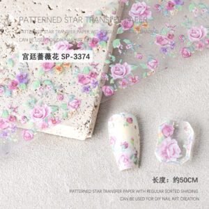 Palace rose flower transfer paper (sp-3374)