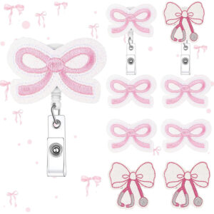 oly-028fd64d6a68273be980eae88e9e16a2 Wholesale Nurse ID Clip Decoration Embroidered Cloth Sticker Glitter Powder Leather Embroidered Patch Sticker Stethoscope Easy Pull Buckle Embroidered Patch