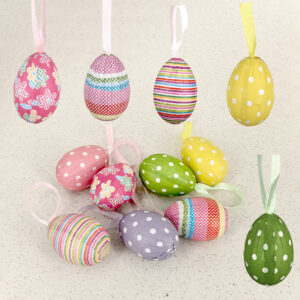 4*6cm paper-wrapped egg easter egg random style 12 pcs