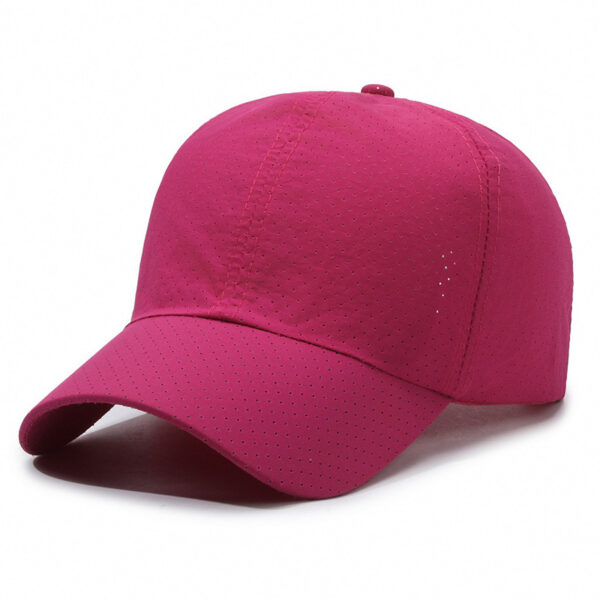 Wholesale Summer Outdoor Casual Men's Hat Quick-Drying Hat Perforated Mesh Hat Women's Cycling Sports Mesh Baseball Cap Trendy Brand