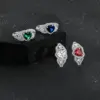 Wholesale Luxurious Heart Shape Ring For Unisex Featuring Copper Material And Zircon Inlay