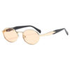 oly-02d583738fff7a477a23189e55f35d71 Wholesale style sunglasses metal oval small frame men's and women's personality high-end sunshade glasses retro Hong Kong style sunglasses