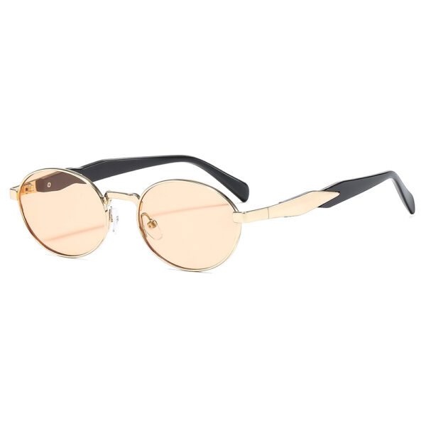 oly-02d583738fff7a477a23189e55f35d71 Wholesale style sunglasses metal oval small frame men's and women's personality high-end sunshade glasses retro Hong Kong style sunglasses
