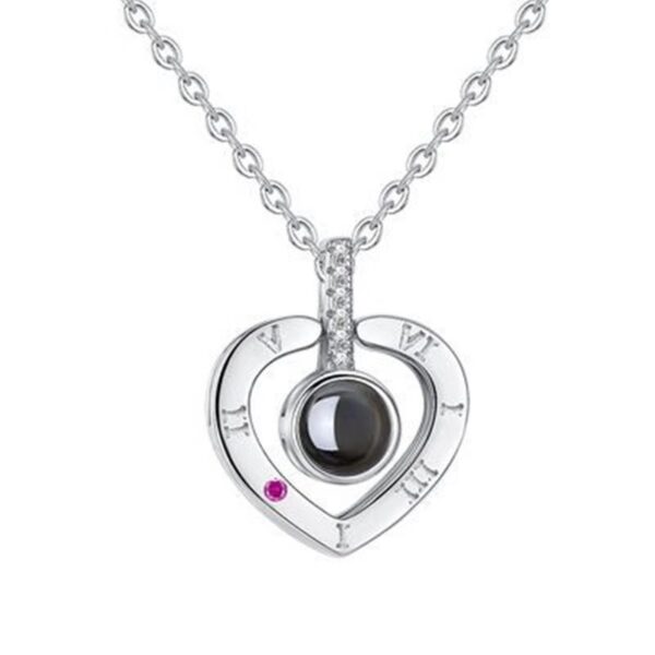 oly-02d7ddc76a62bb17e82ebdedca91b379 Wholesale 100 languages I love you projection sterling silver necklace creative diamond love shaking sound network red with clavicle necklace