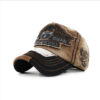 Wholesale Factory Direct Sales Fashion Baseball Caps Embroidered Washed and Distressed Hats Sunshade and Sunproof Peaked Caps for Men and Women in Autumn