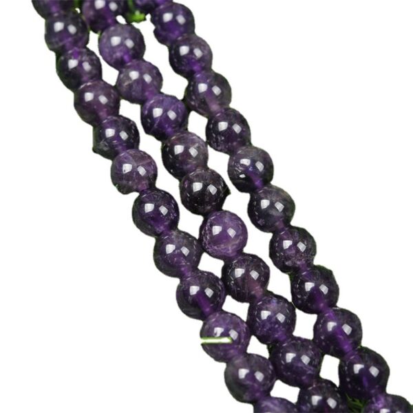 Wholesale Factory direct supply natural Uruguay Amethyst Amethyst loose beads round beads DIY bracelet jewelry accessories beads