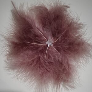 12x12cm leather pink snowflake pendant