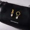 Wholesale 304 Stainless Steel Water Droplets PVD Coated 18K Real Gold Plated
