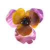 Wholesale Acrylic handmade flower brooch, crystal corsage, women's brooch, pearl jewelry