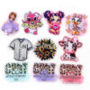 oly-03b5787385eefa7a311d32ce897a2bc6 Wholesale loose powder cartoon rabbit princess letter jewelry acrylic pin DIY patch accessories