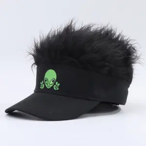 Green-Eyed Little Monster - Black Wig / adjustable