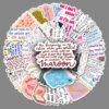 oly-03e2a297495af0cd3be7a3eebd6b7807 Wholesale 50 album graffiti stickers personalized lyrics peripheral decoration mobile phone shell computer tablet stickers