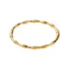 Wholesale 304 Stainless Steel Color Block Vacuum Plating Golden Plated Modern Style Simple Style Enamel Bangle