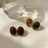 Wholesale Square Stud Earrings For Sensitive Ears, Hypoallergenic 304 Stainless Steel With 18K Real Gold PVD Coated Plating 0.03µm-0.05µm