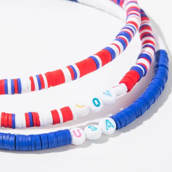 Wholesale Jewelry Headband For Women In Multicolor, 3 Pieces Set, Commute Style, Perfect For Independence Day